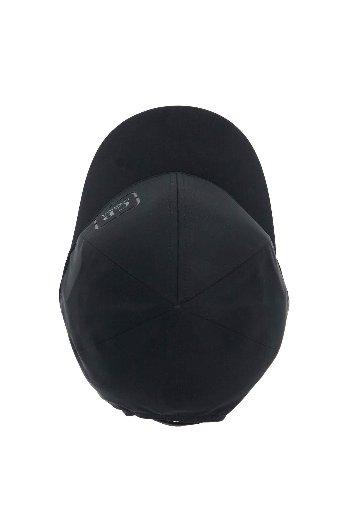 Shop C.p. Company Baseball Cap Made Of Technical Fabric In Black