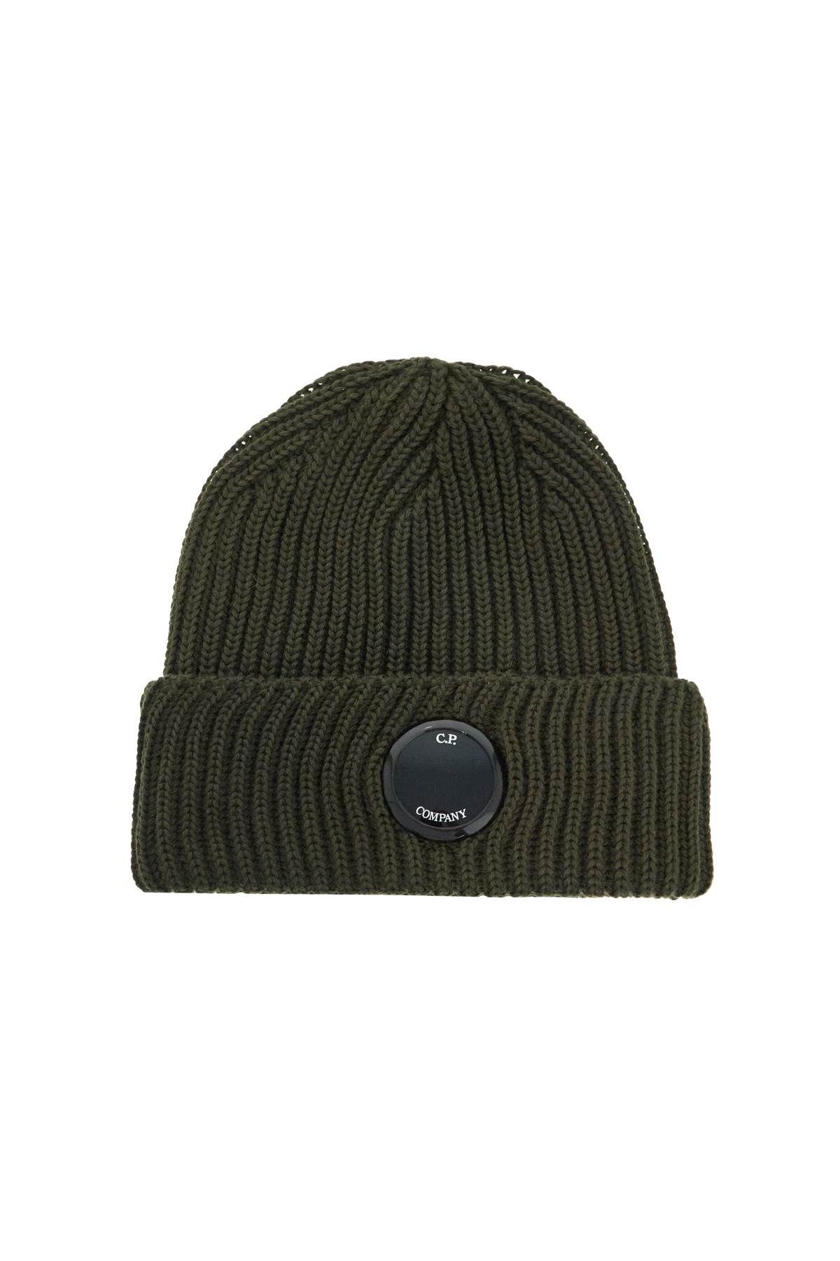 Shop C.p. Company Woolen Beanie Hat In Green