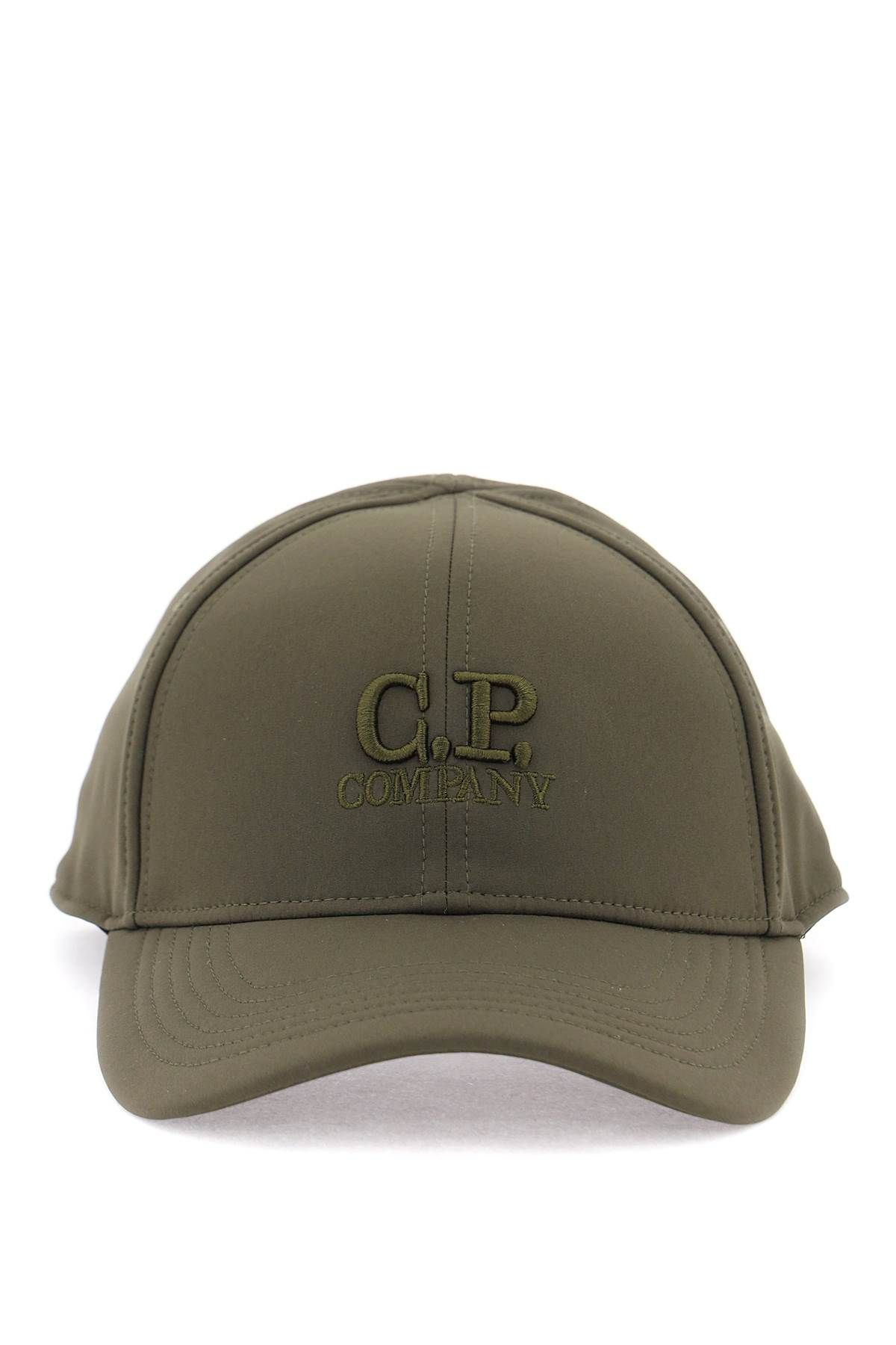 C.p. Company C.p. Shell-r Baseball Cap In Green,khaki