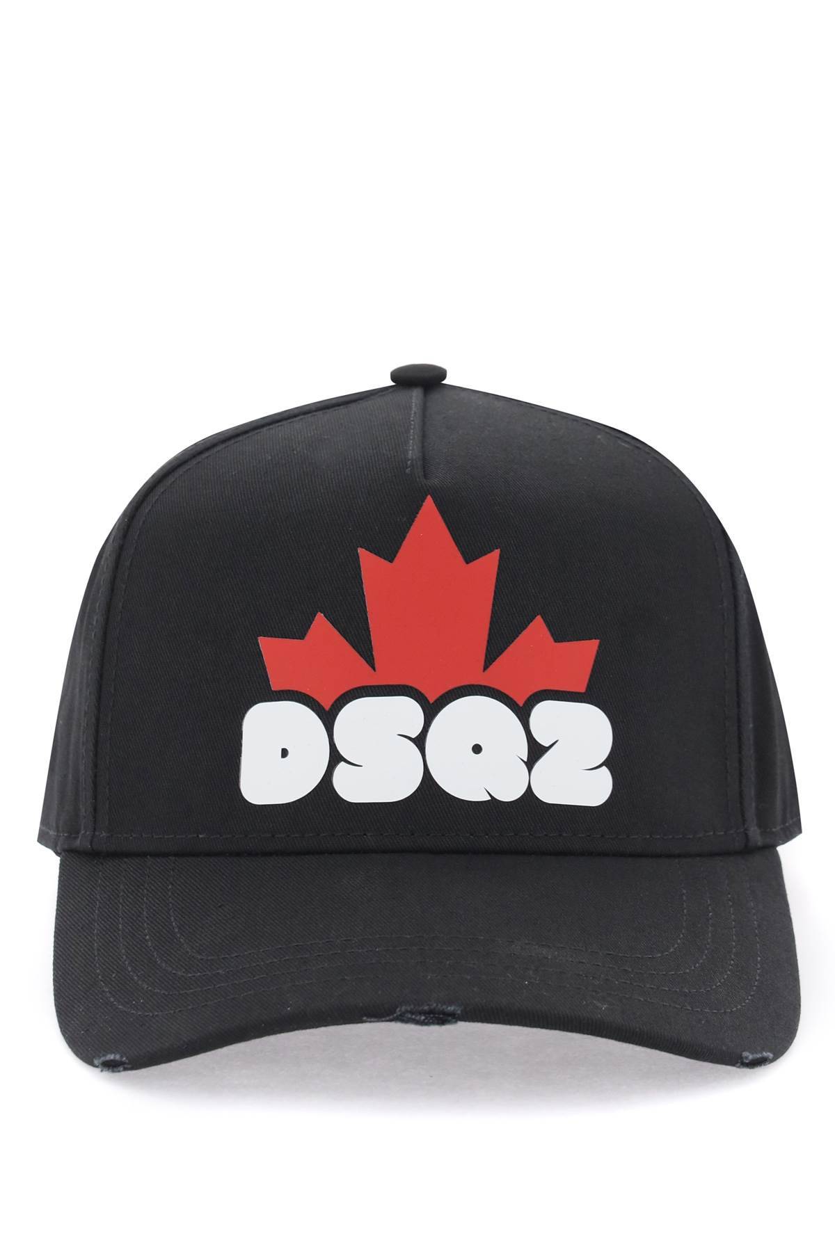 Shop Dsquared2 Dsq2 Baseball Cap In Black
