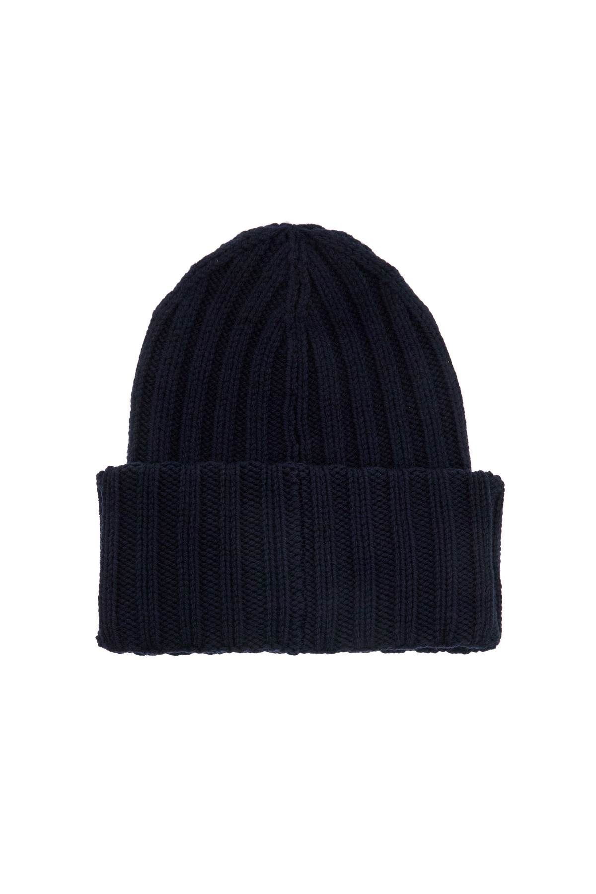 Shop Dsquared2 "beanie Hat With Patch Logo In Blue