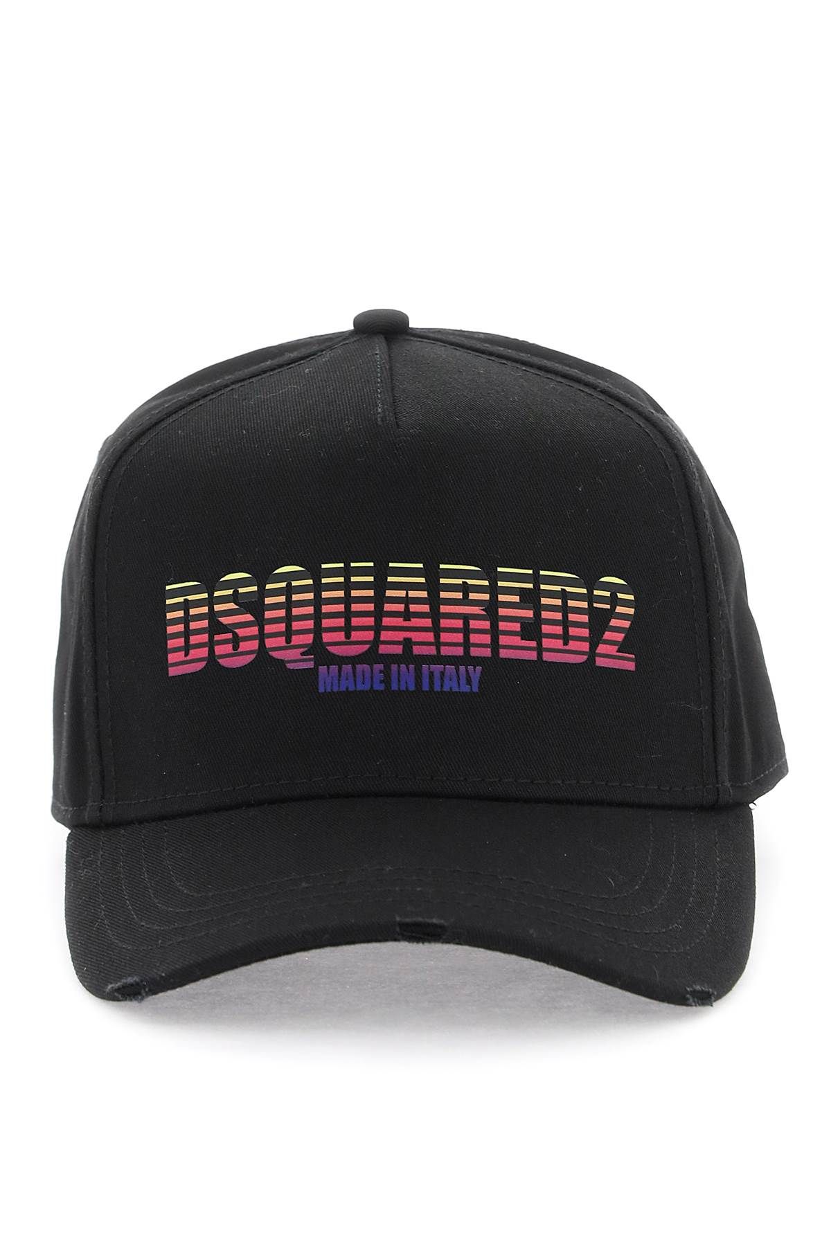 Dsquared2 "baseball Cap With Gradient Logo In Black
