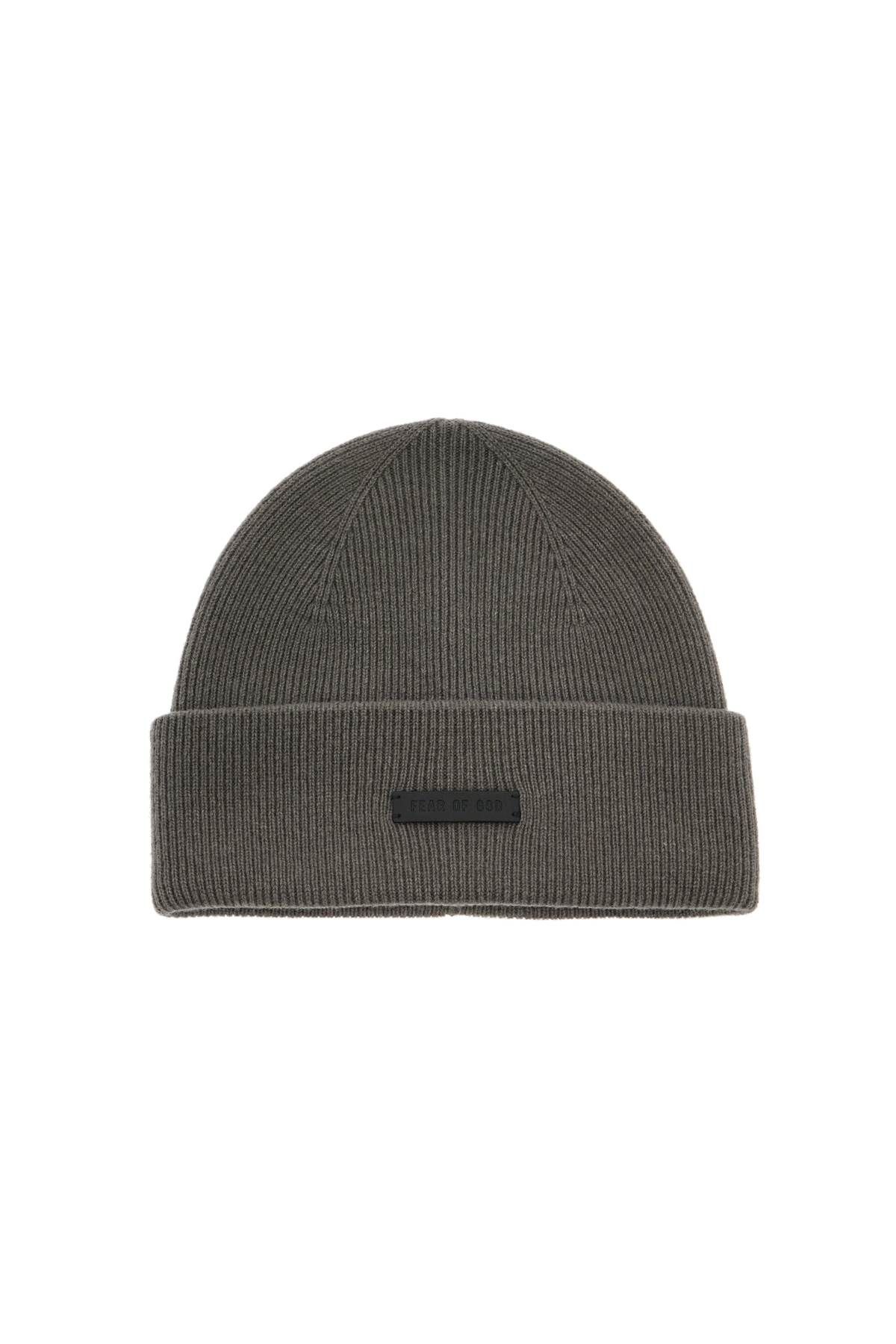 Shop Fear Of God Cashmere Beanie Hat For In Grey