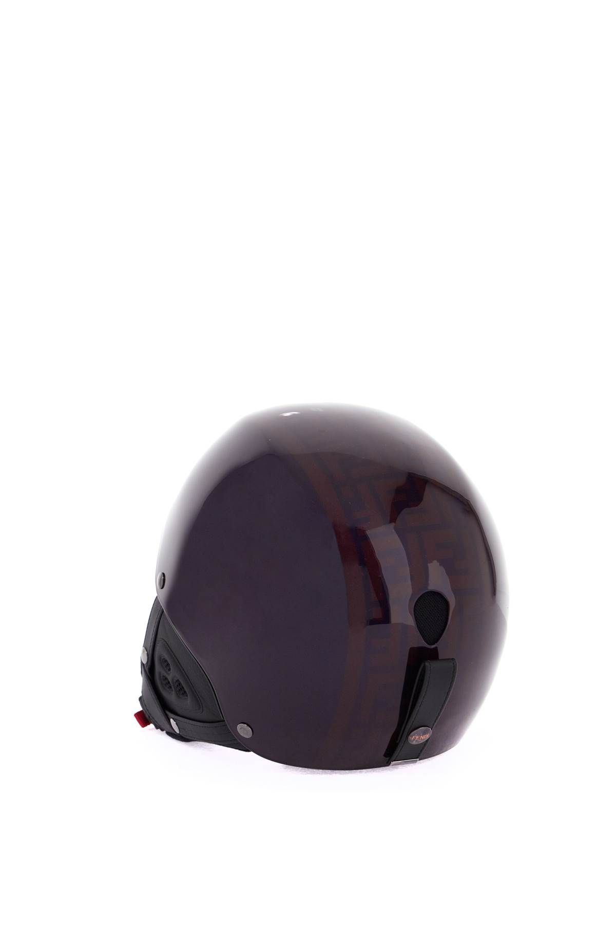 Shop Fendi Rama Ski Helmet In Purple