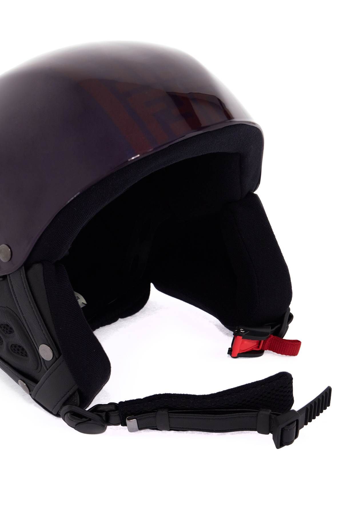 Shop Fendi Rama Ski Helmet In Purple