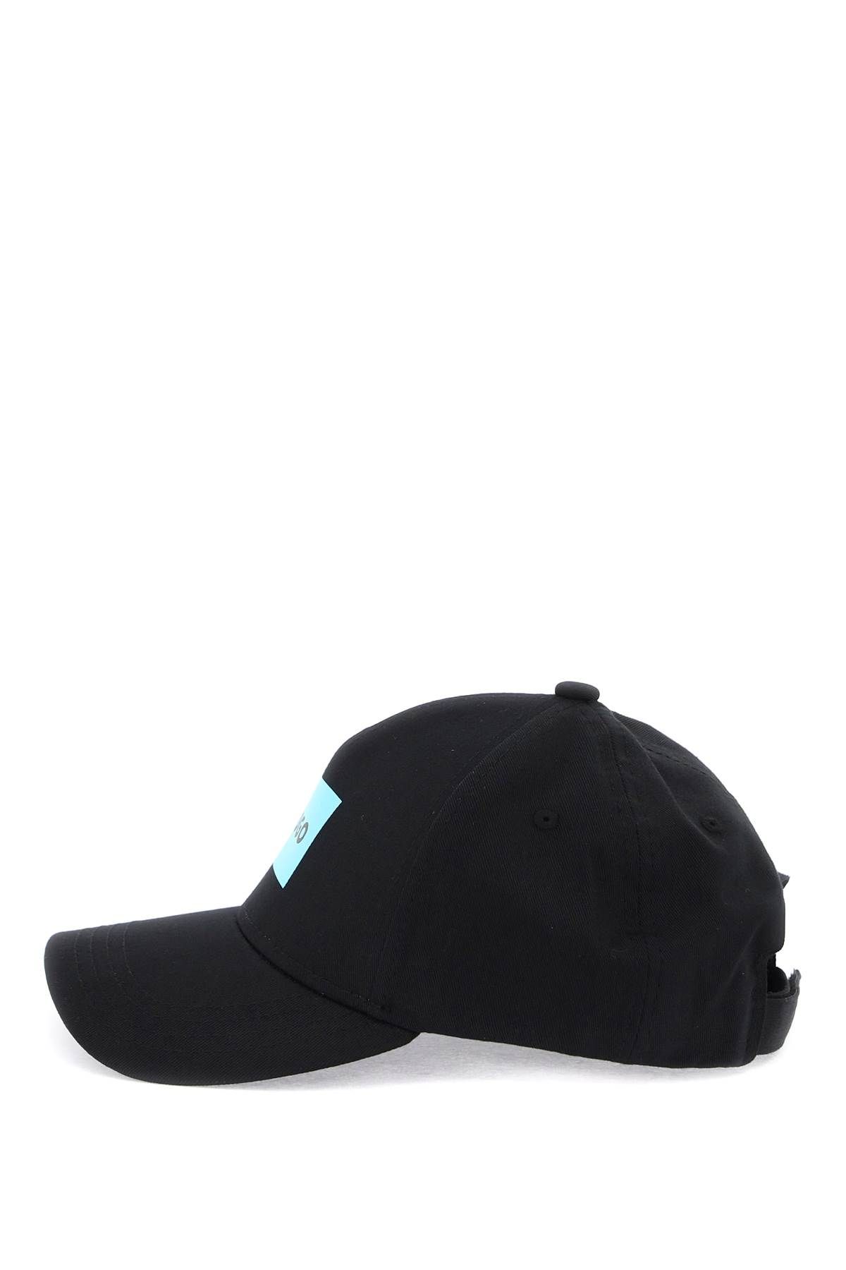 Shop Hugo Baseball Cap With Patch Design In Black