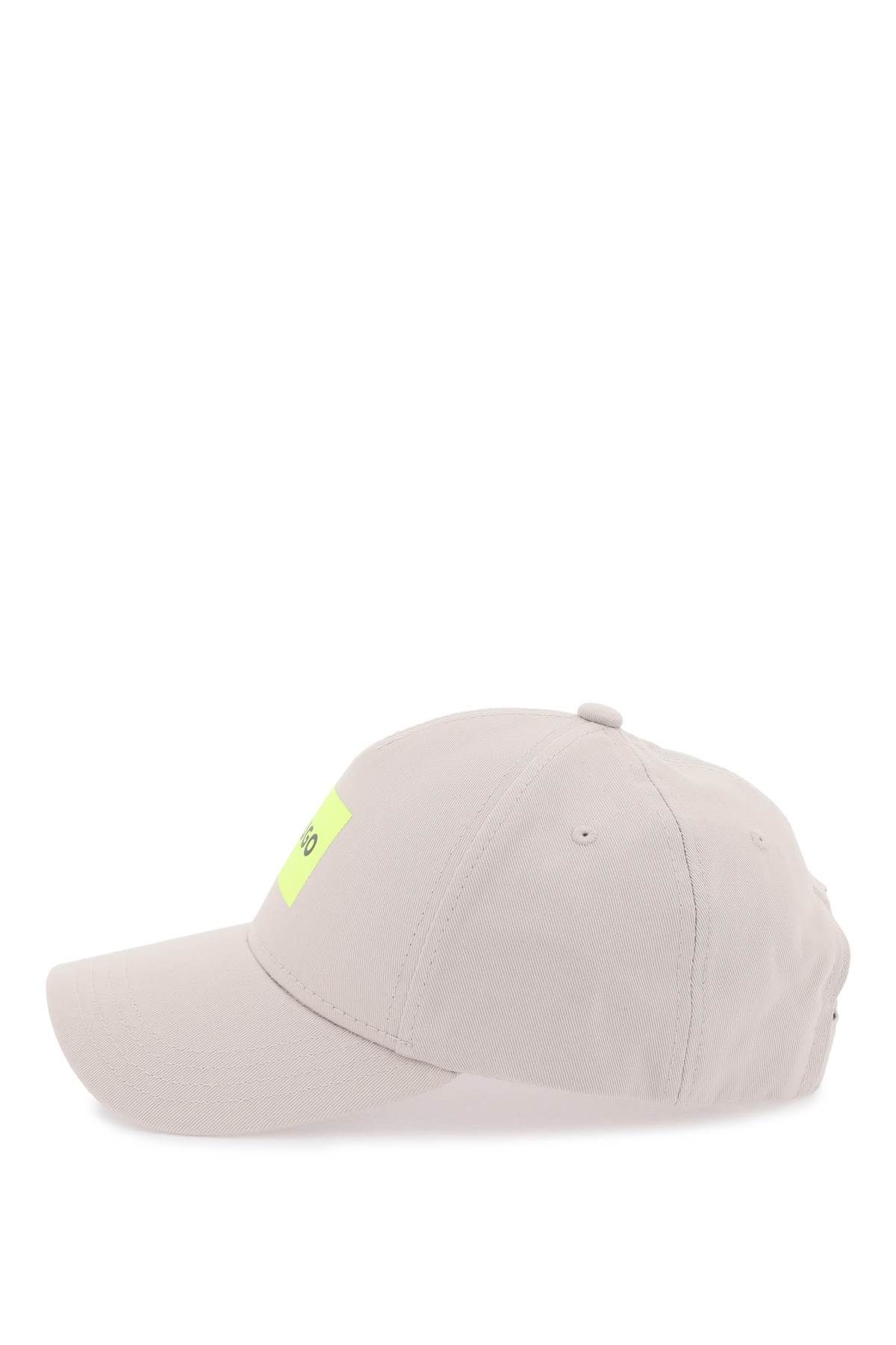 Shop Hugo Baseball Cap With Patch Design In Grey