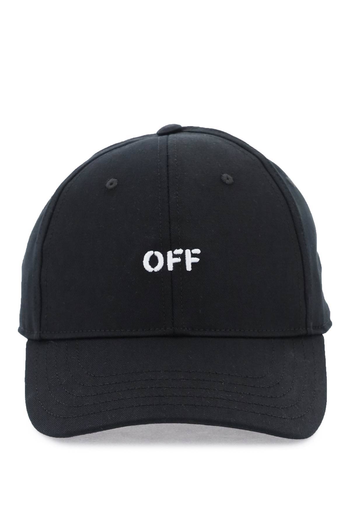 Shop Off-white Baseball Cap With Logo In Black