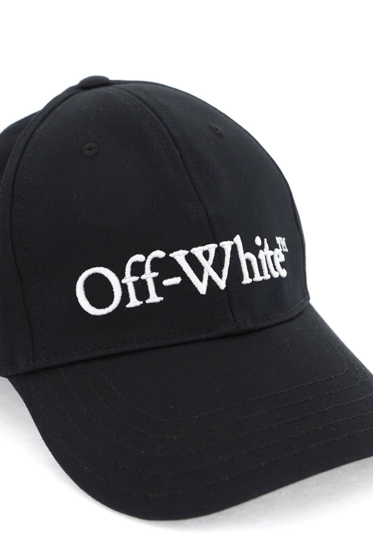 Shop Off-white Embroidered Logo Baseball Cap With In Black