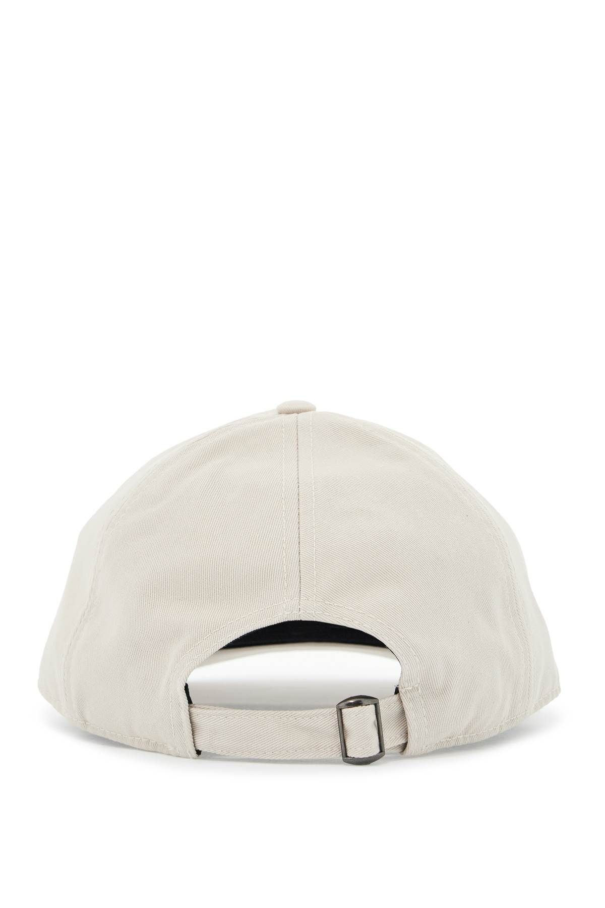 Shop Palm Angels Baseball Cap With Embroidered Logo In Neutro