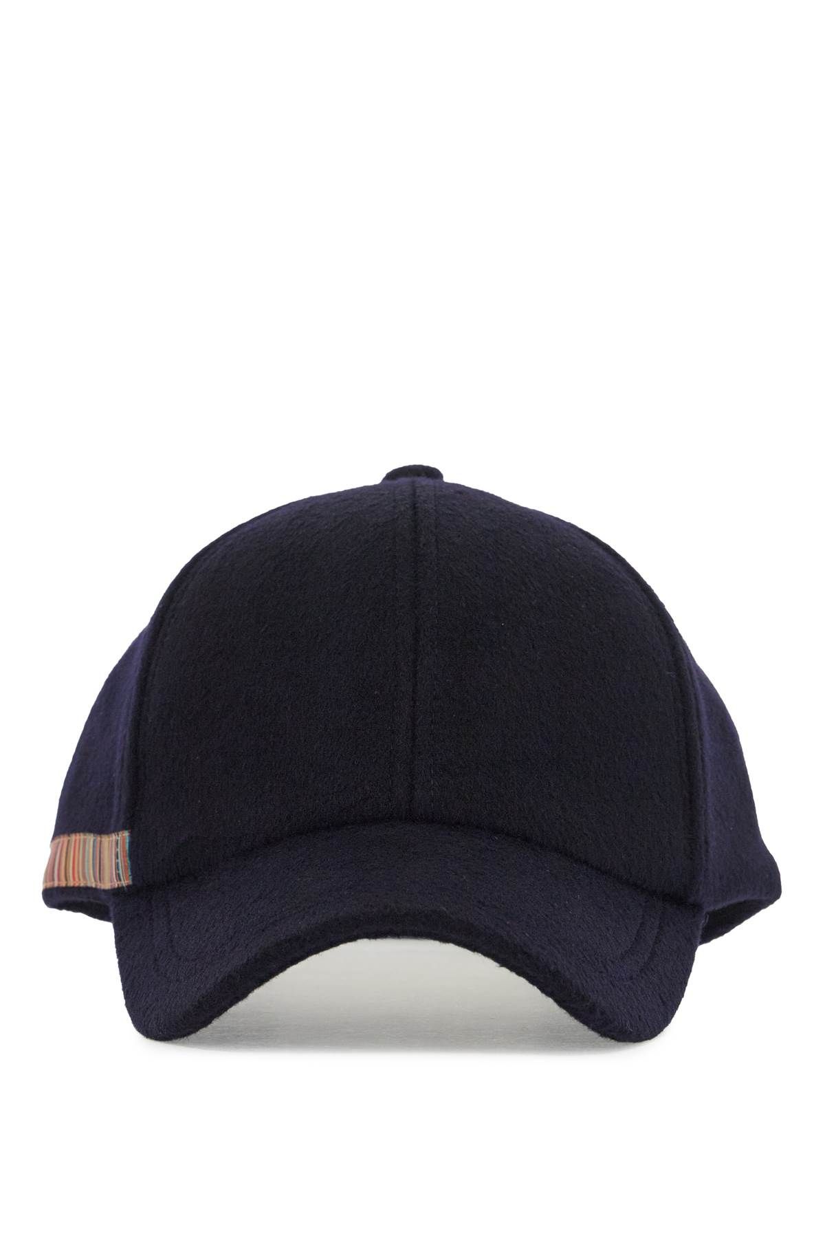 PAUL SMITH WOOLEN BASEBALL CAP MADE OF CLOTH 