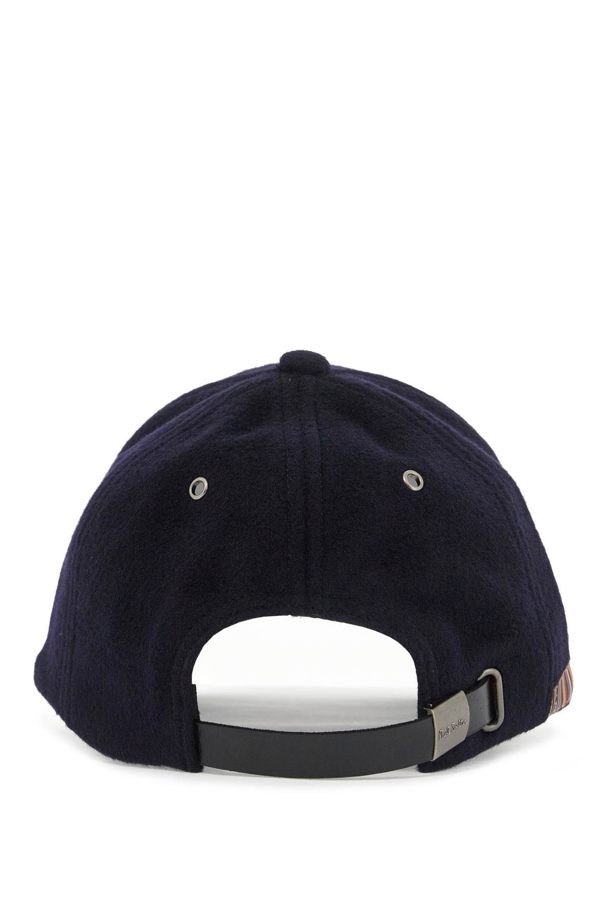 PAUL SMITH WOOLEN BASEBALL CAP MADE OF CLOTH 