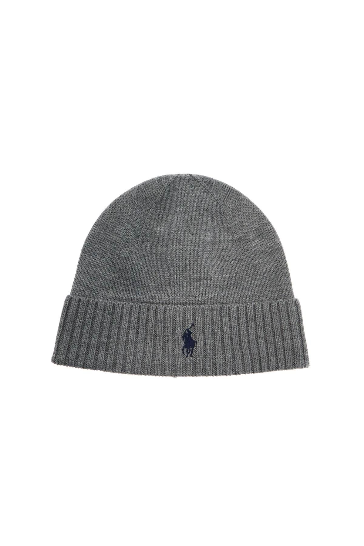 Polo Ralph Lauren Knitted Beanie Hat In In Grey