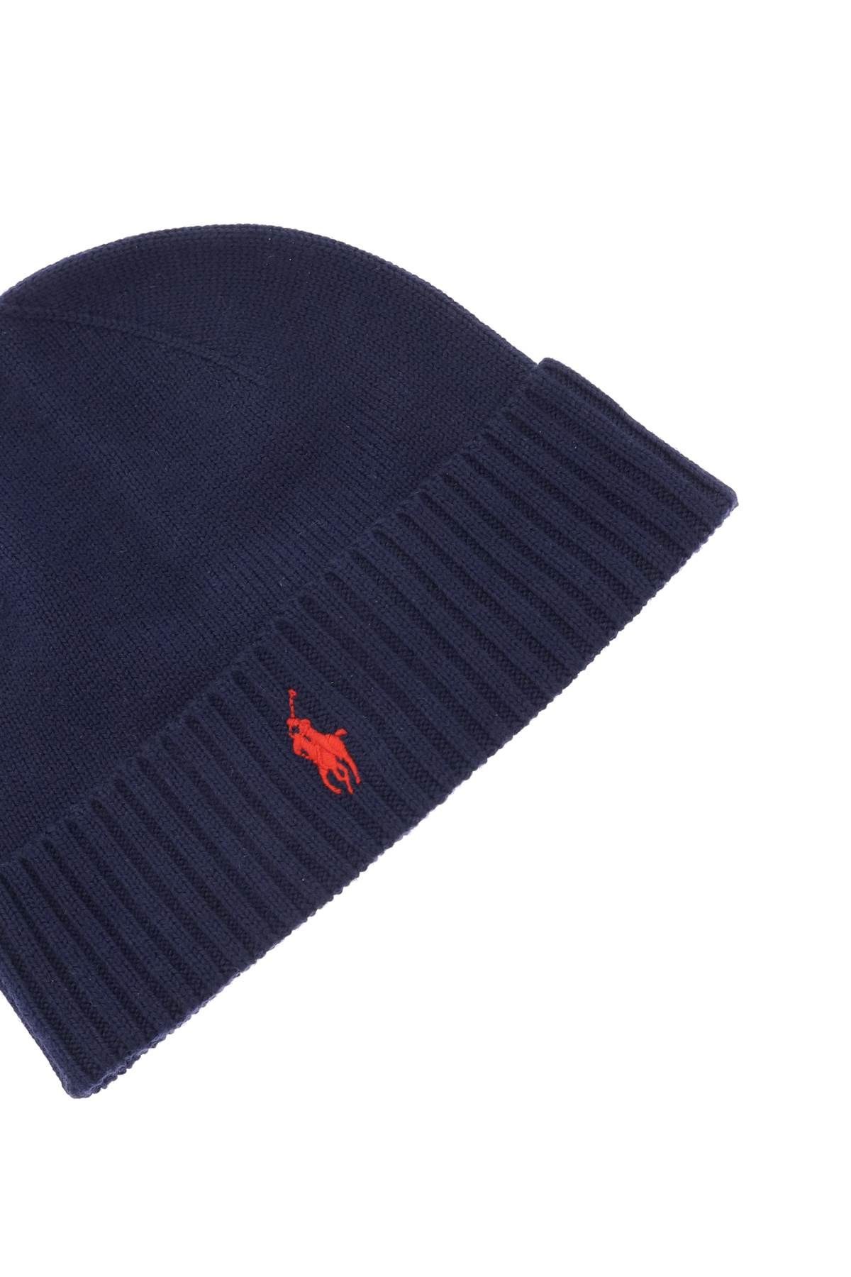 Shop Polo Ralph Lauren Woolen Beanie Hat In Blue
