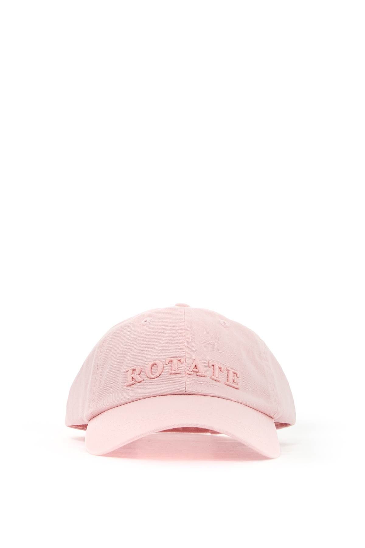 Shop Rotate Birger Christensen Baseball Cap Made Of Canvas In Pink