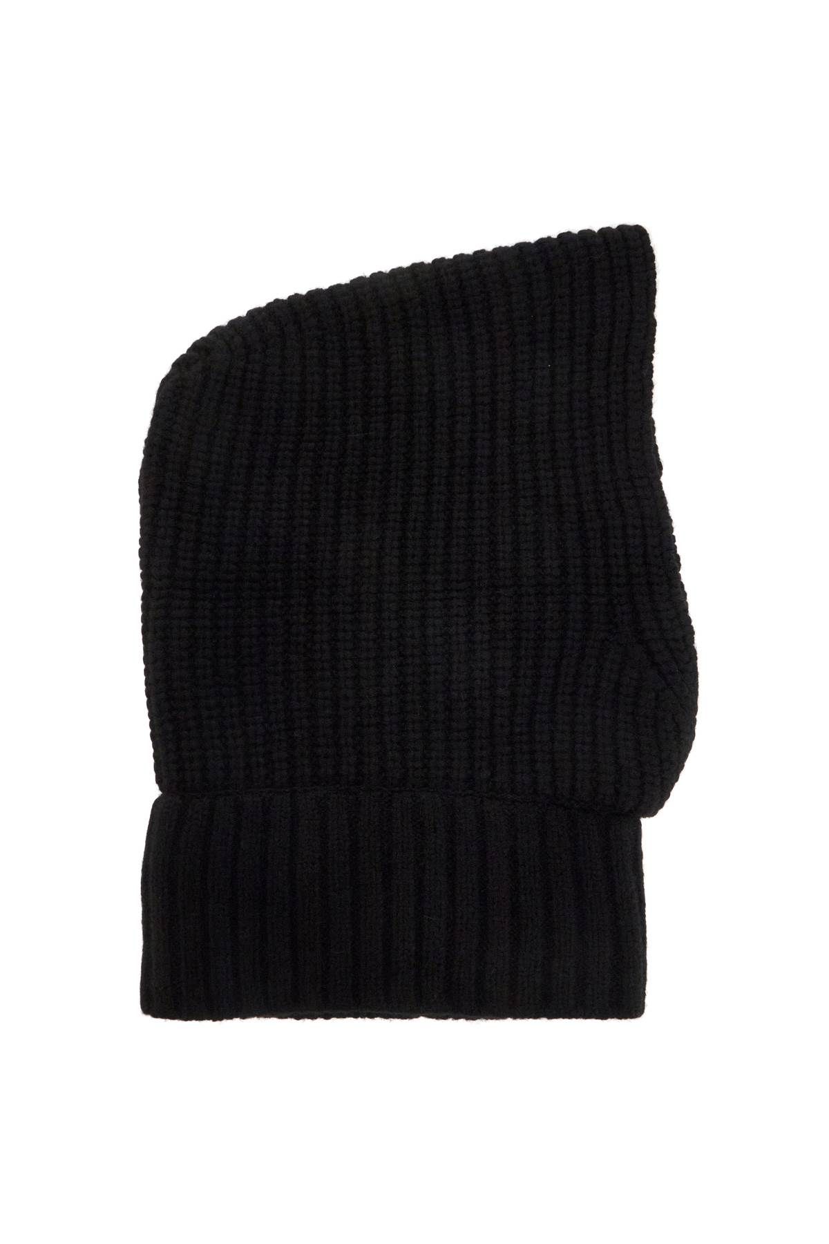 Shop Saint Laurent Alpaca Wool Hood In Black