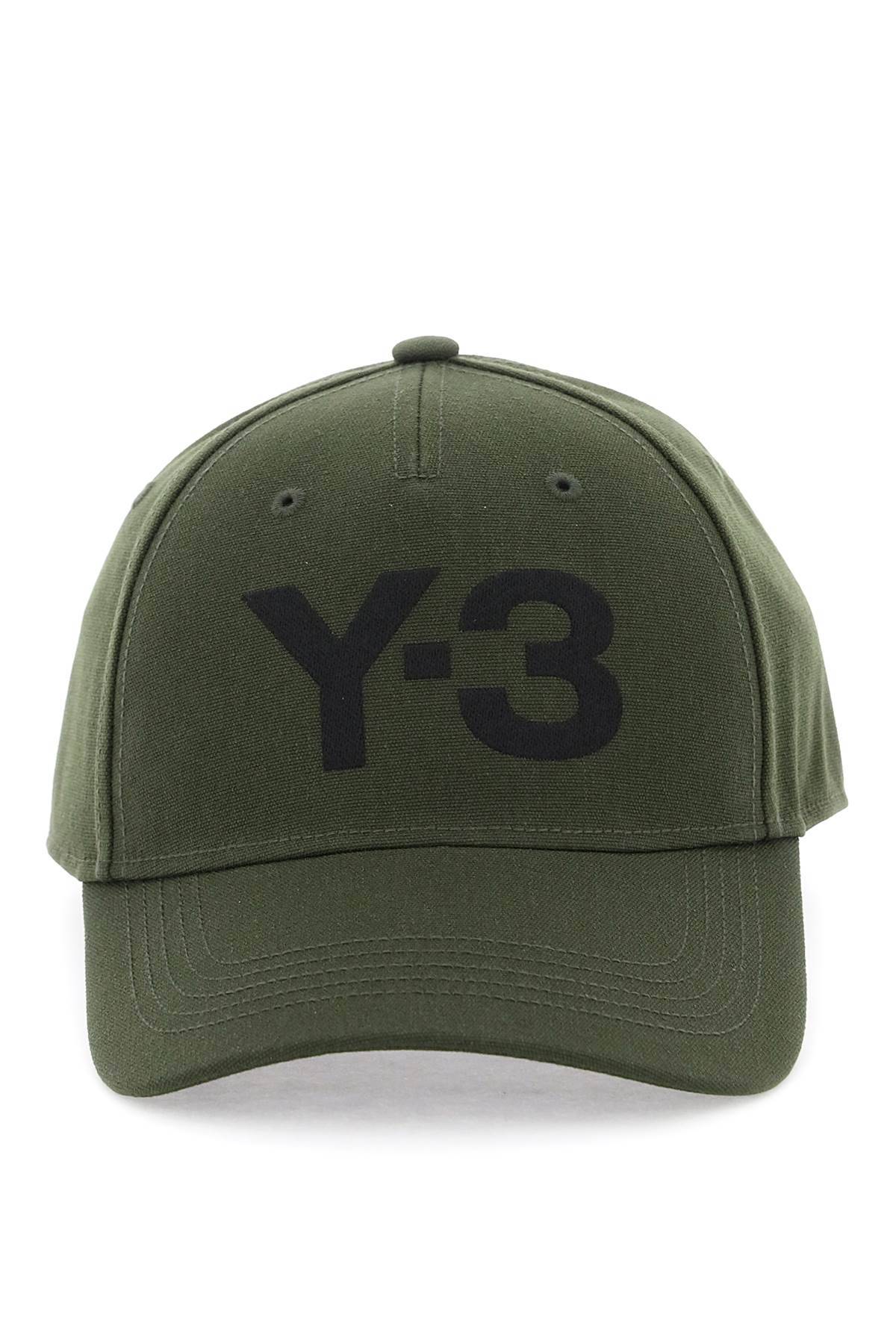 Shop Y-3 Baseball Cap With Logo Embroidery In Green