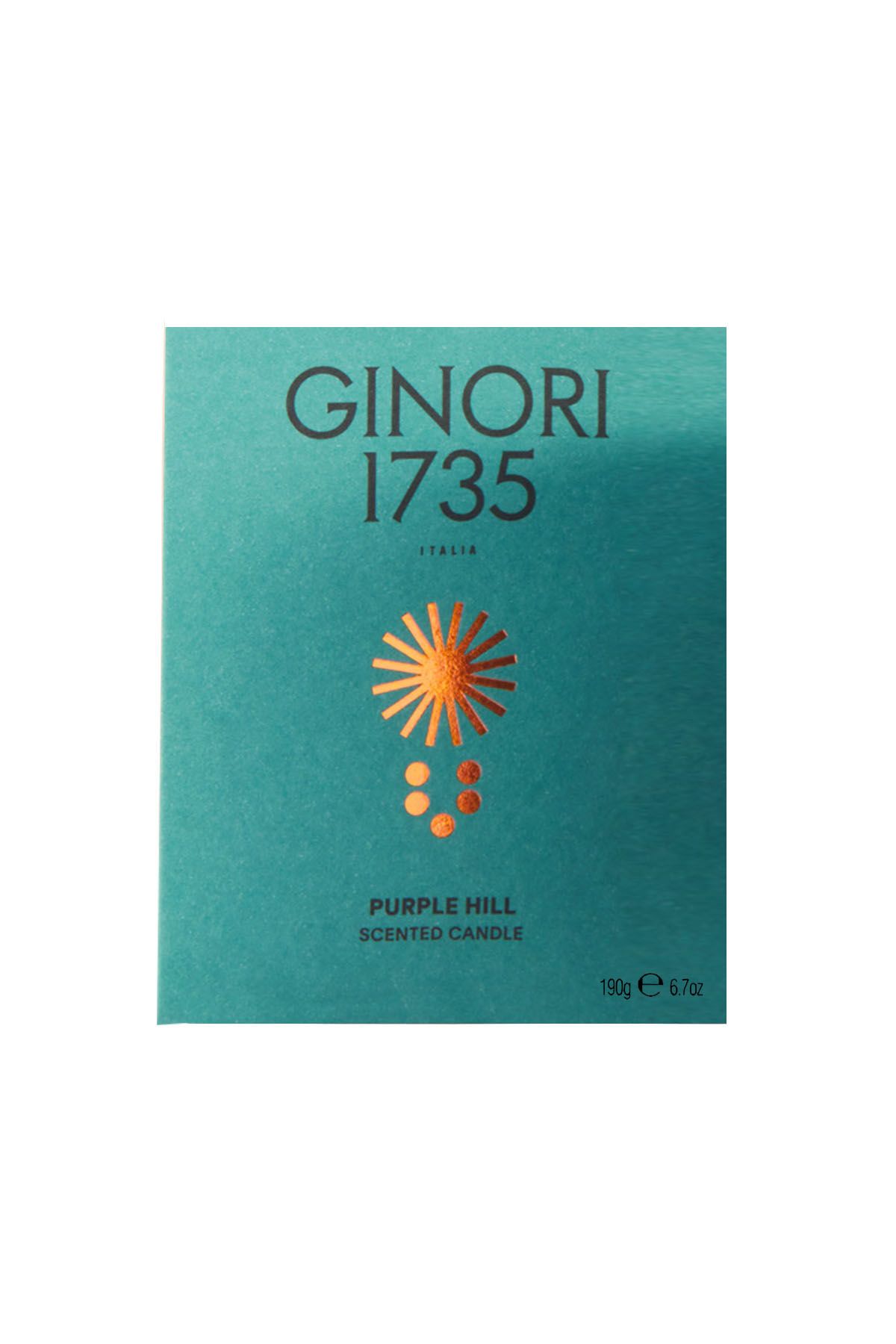 GINORI 1735 purple hill scented candle refill for il seguace 190 gr