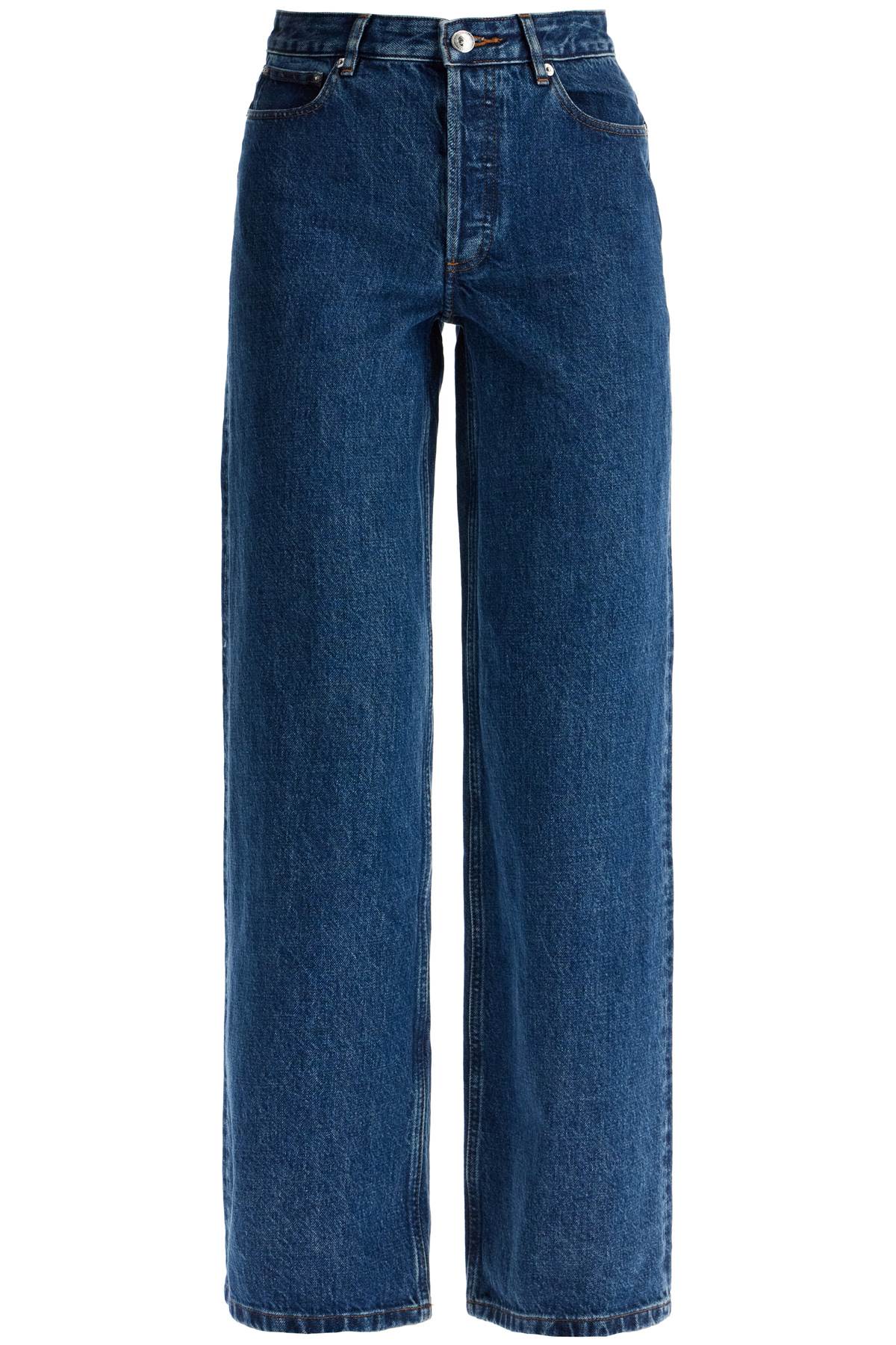 Shop Apc Straight-cut Elisabeth Jeans In Blue