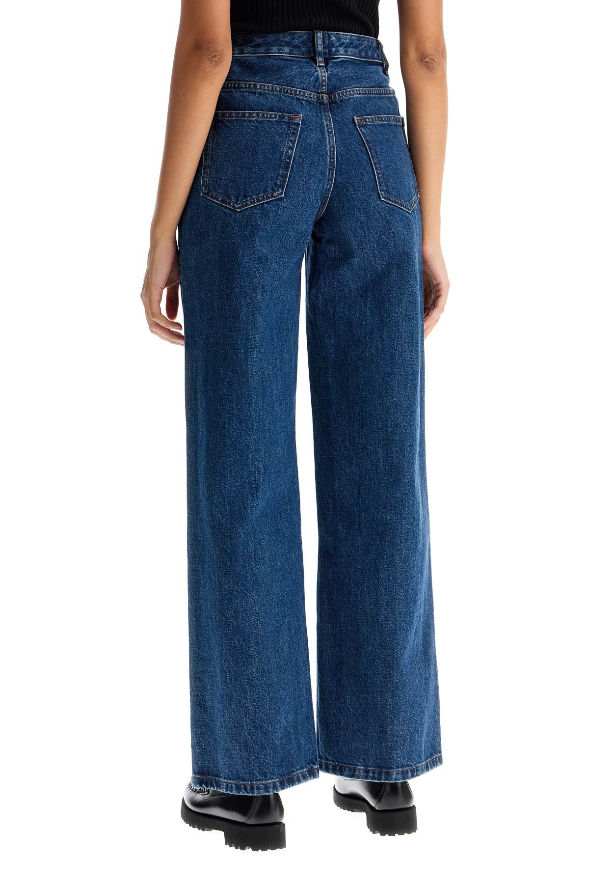 Shop Apc Straight-cut Elisabeth Jeans In Blue