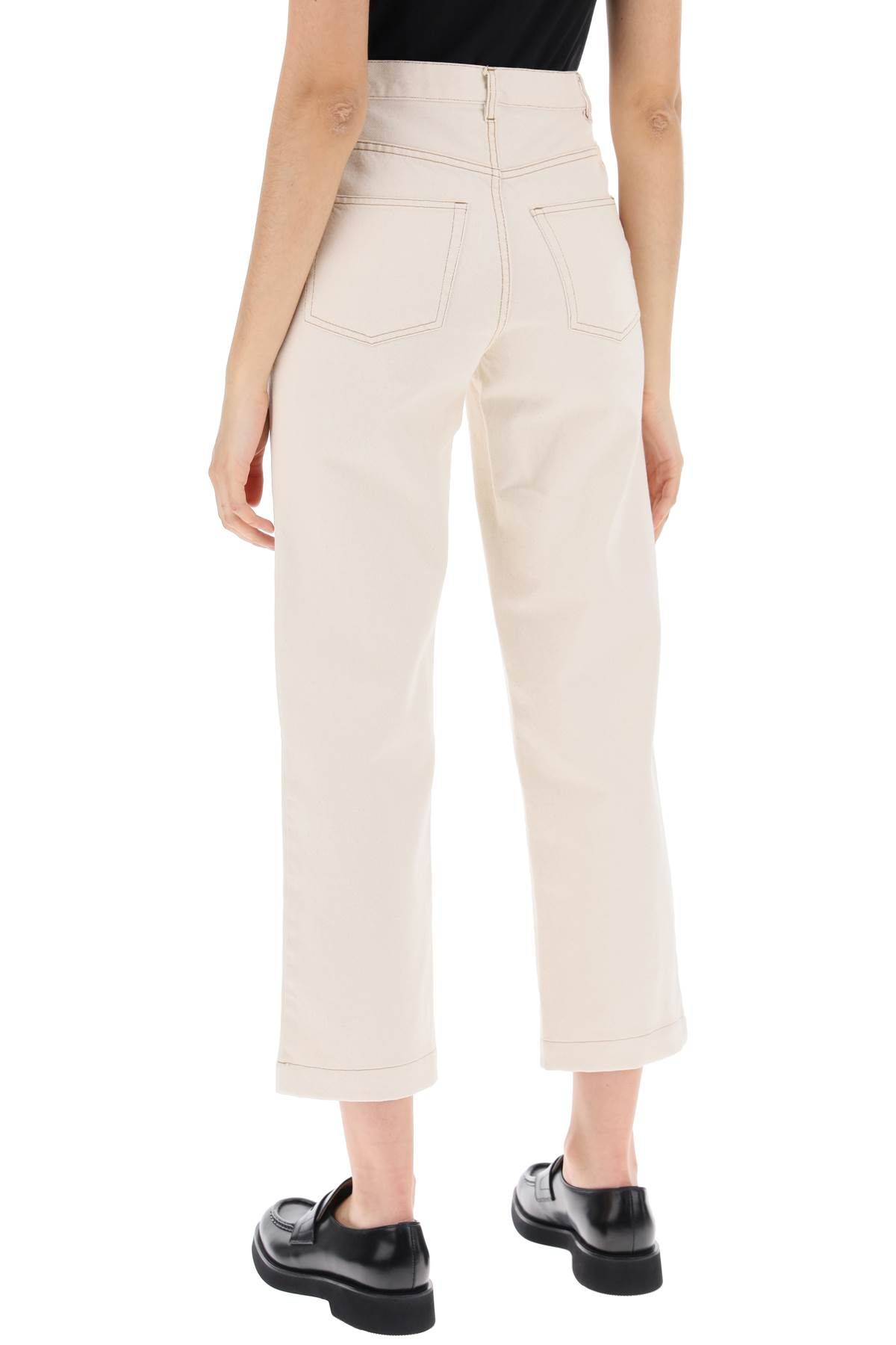 Shop Apc New Sailor Jeans For Men In White