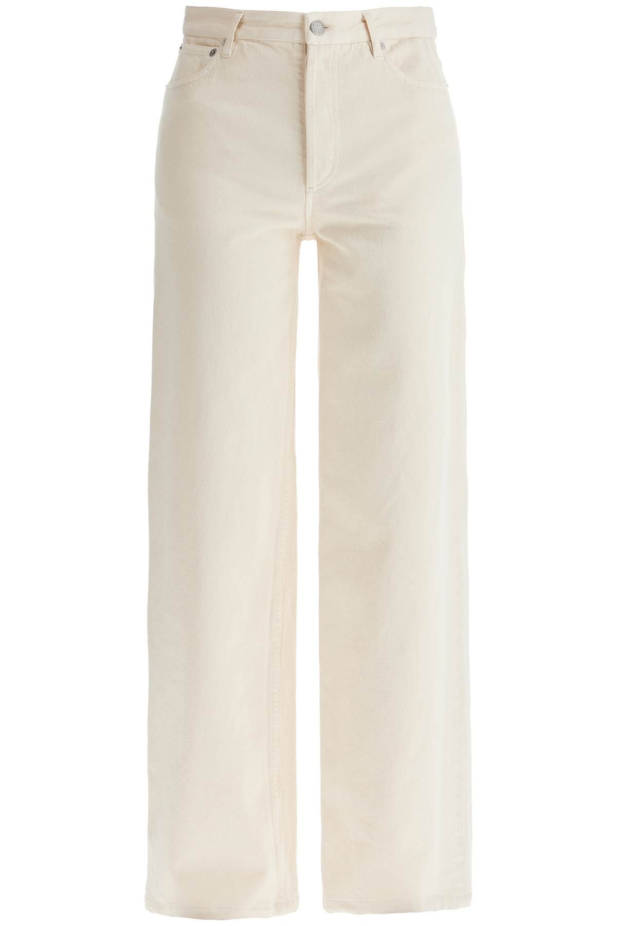 Shop Apc Straight-cut Elisabeth Jeans In White