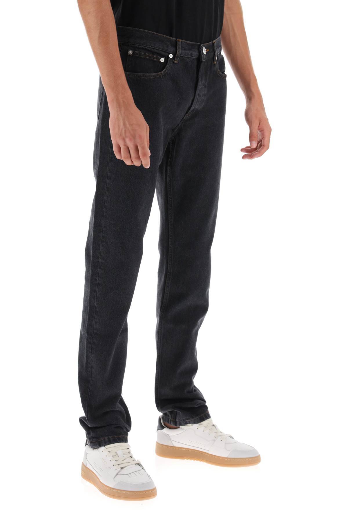 Shop Apc Petit New Standard Jeans In Black