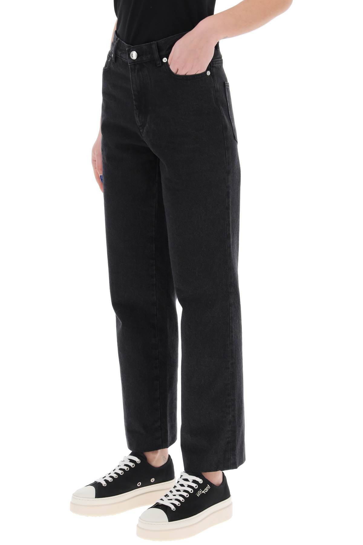 Shop Apc New Sailor Jeans In Black