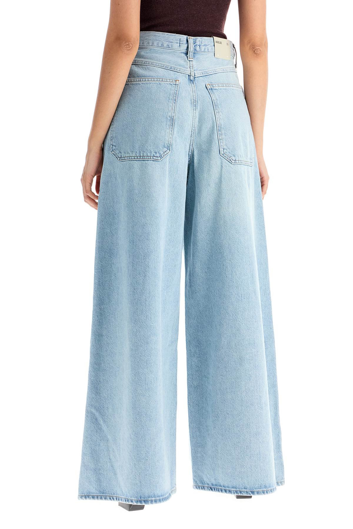 Shop Agolde Wide Leg Nolan Jeans For Men In Blue