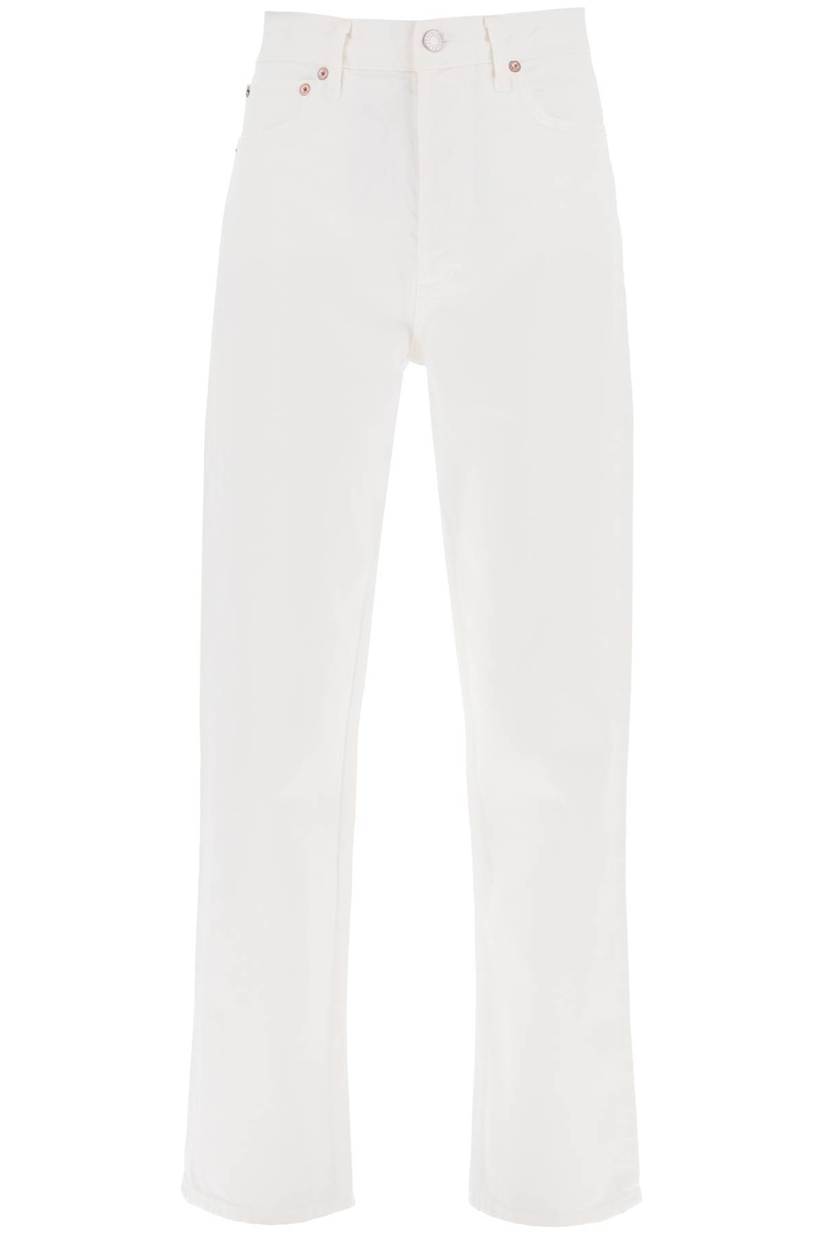 Shop Agolde '90's Pinch Waist' High-rise Waist Jeans In White