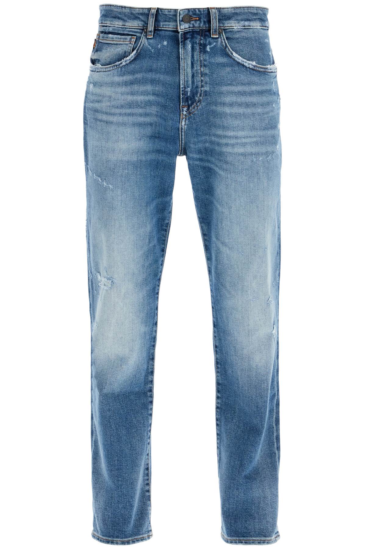 Shop Hugo Boss Regular Fit Re.maine Jeans In Blue