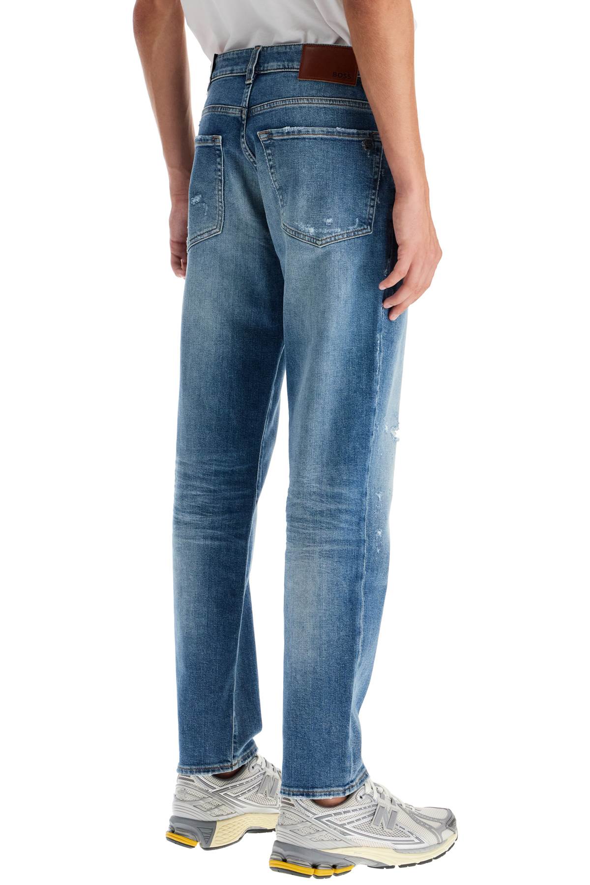 Shop Hugo Boss Regular Fit Re.maine Jeans In Blue