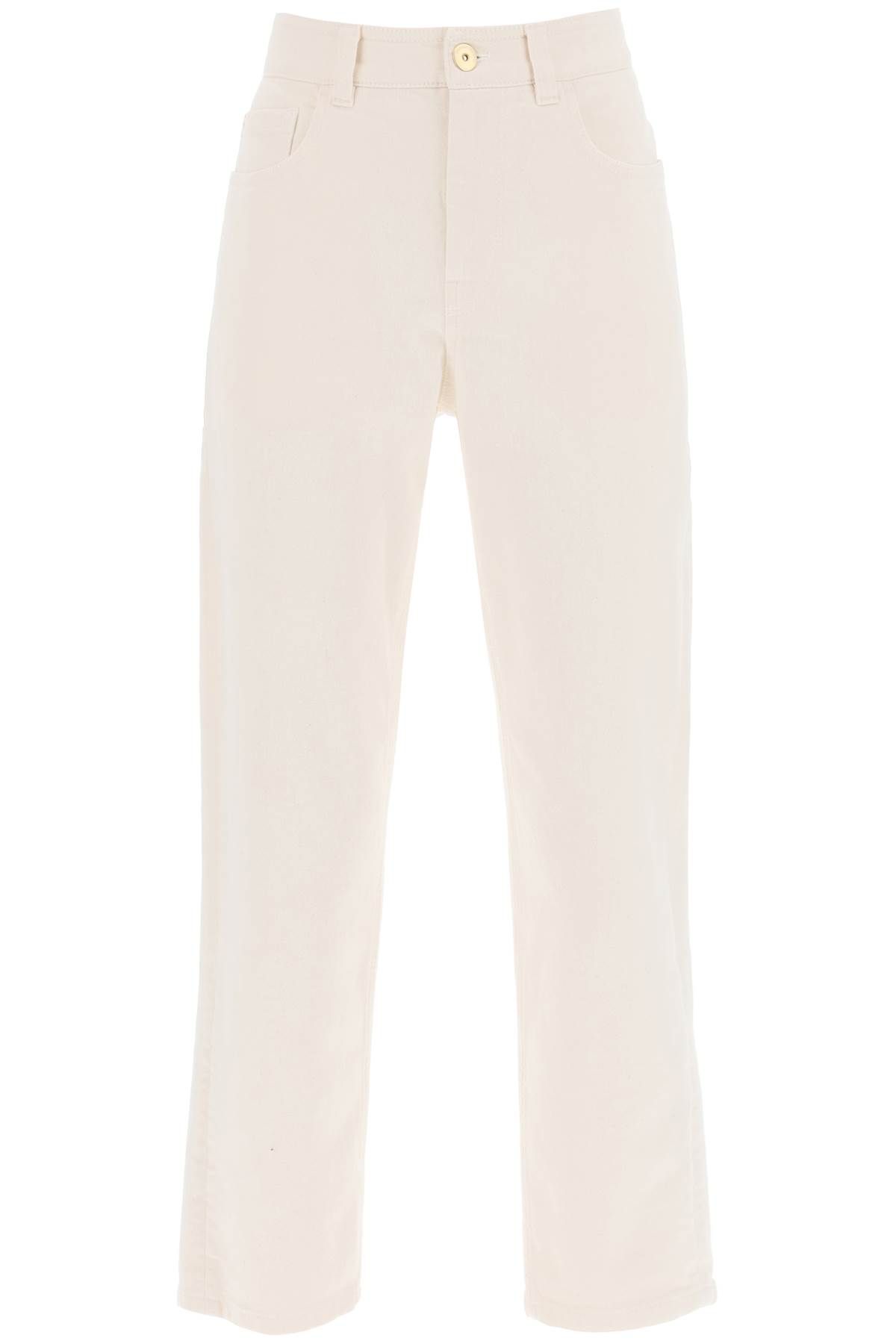 BRUNELLO CUCINELLI able cotton denim jeans for everyday wear.