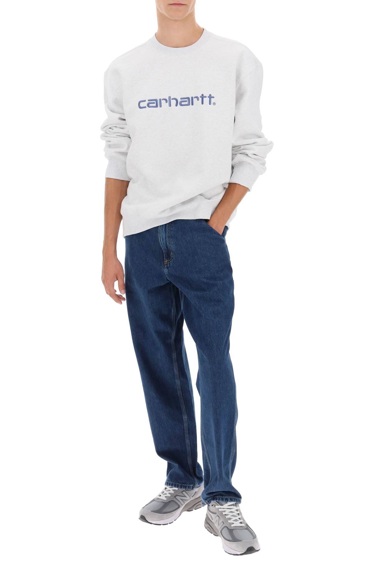 Shop Carhartt 'smith' Cargo Jeans In Blue