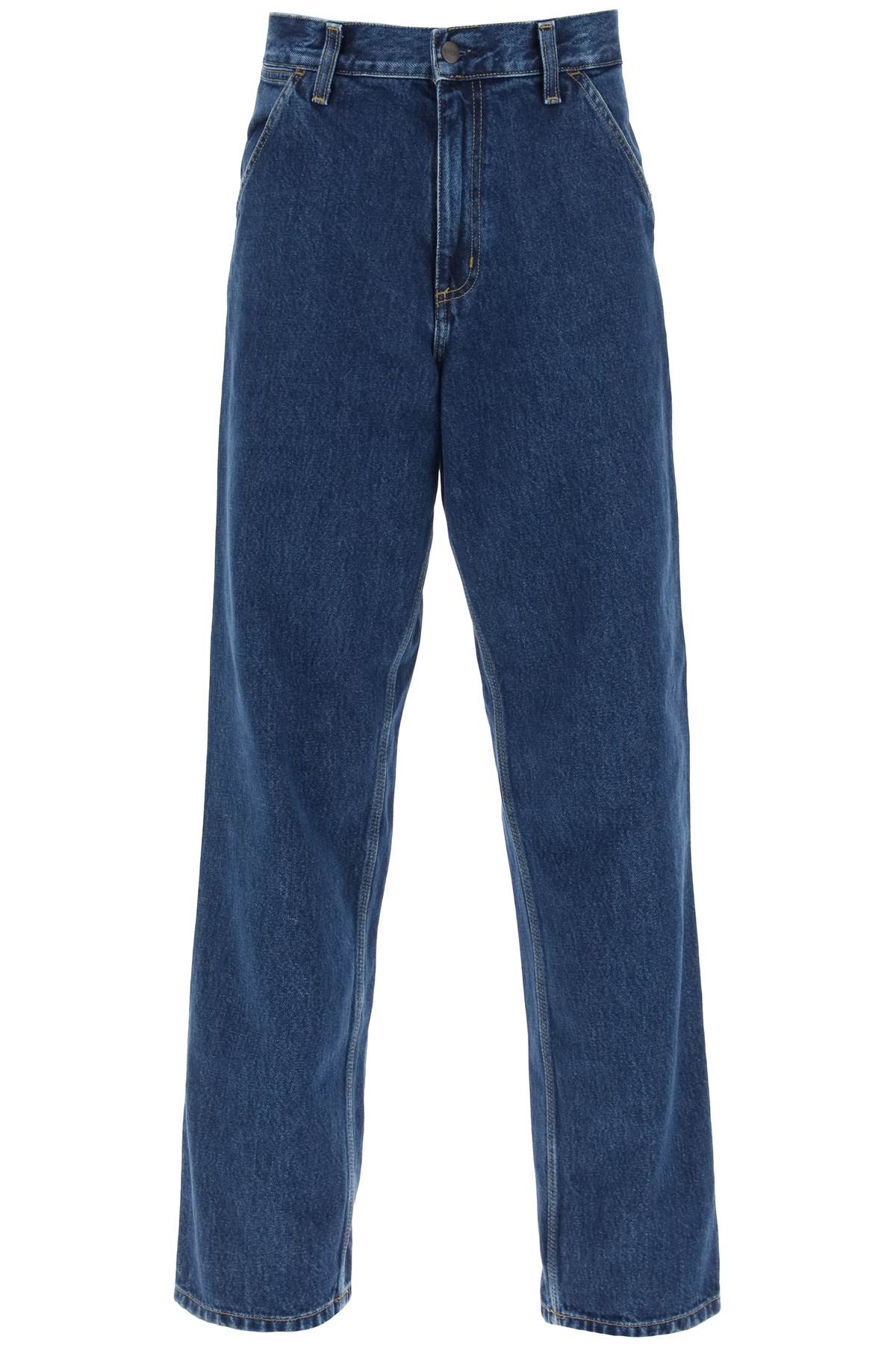 Shop Carhartt 'smith' Cargo Jeans In Blue