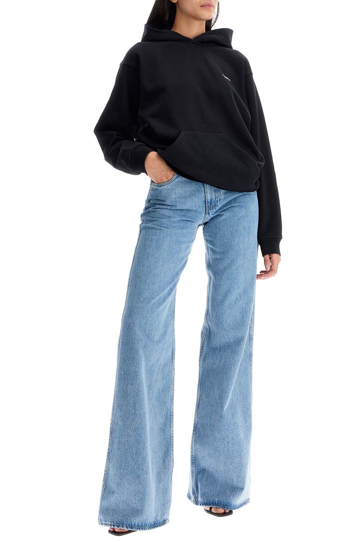 Shop Coperni Wide Leg Jeans In Light Blue