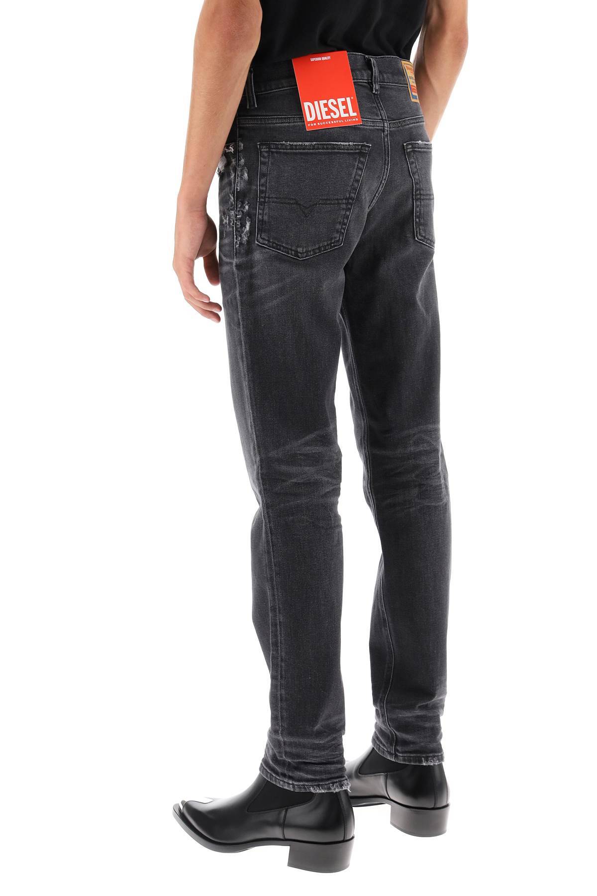 Shop Diesel 023 D-finitive Regular Fit Jeans In Grey
