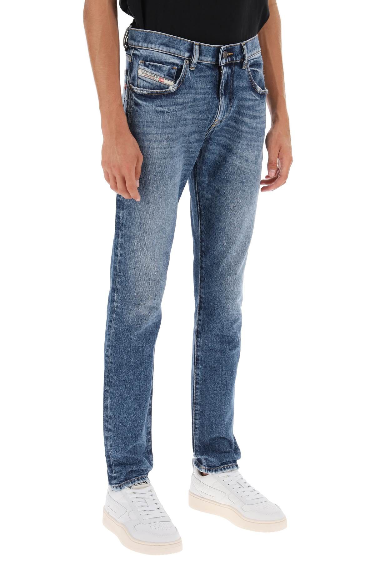 Shop Diesel 2019 D-strukt Slim Fit Jeans In Blue