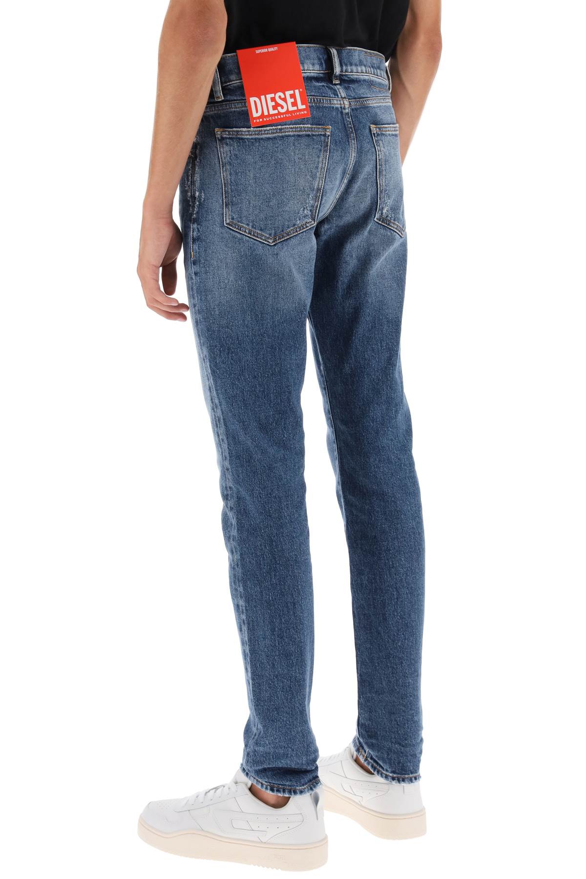 Shop Diesel 2019 D-strukt Slim Fit Jeans In Blue