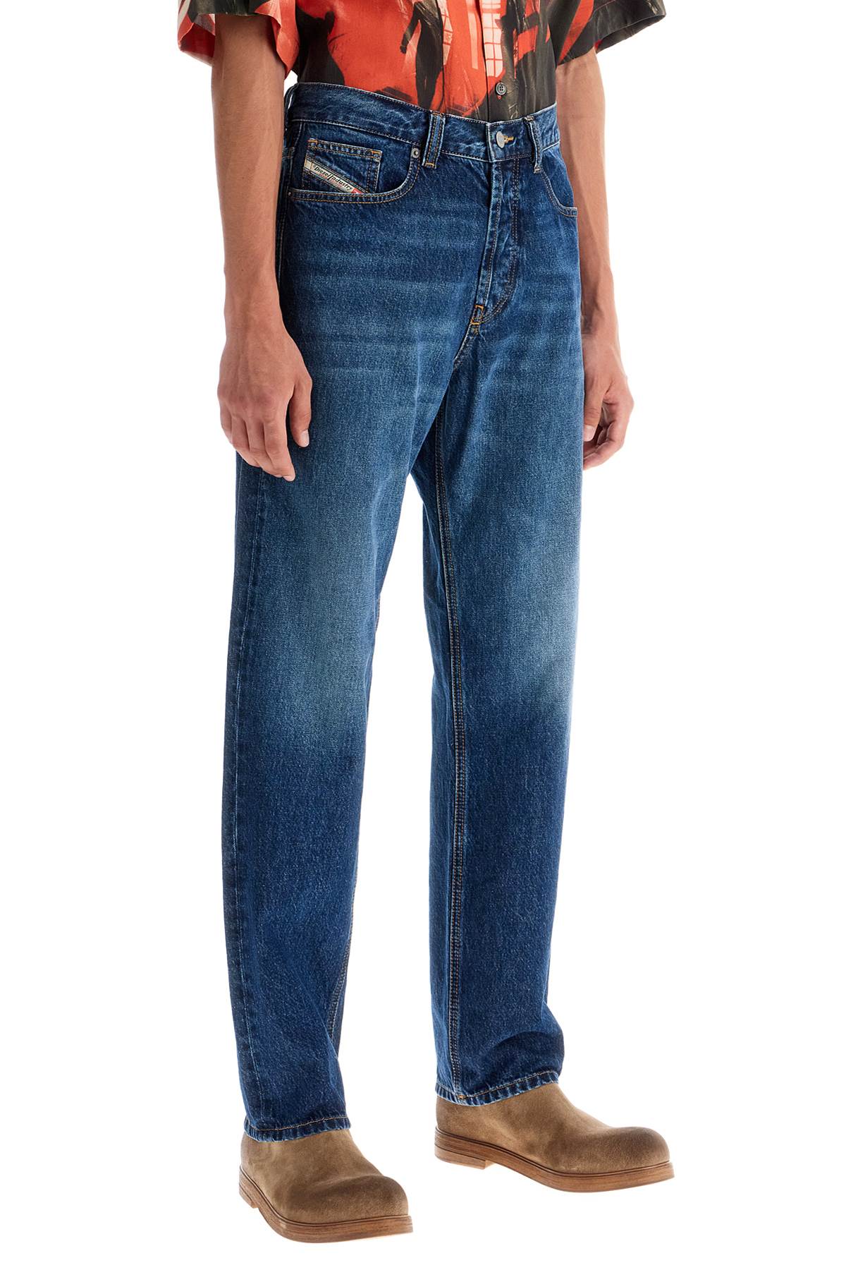 Shop Diesel Straight Leg Jeans 2010 D In Blue