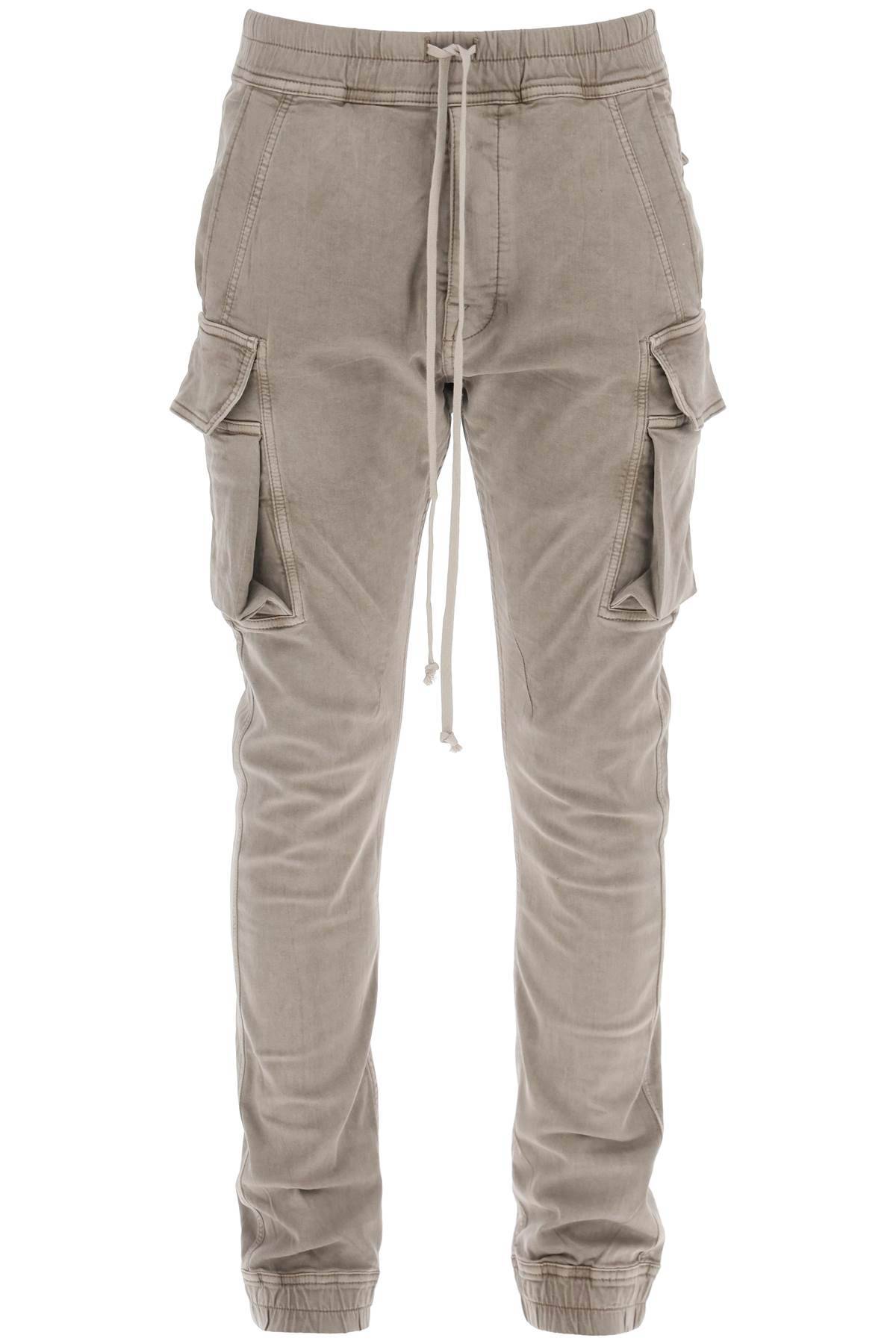 Shop Drkshdw Stretch Denim Cargo Pants In Mastodon Style In Neutro