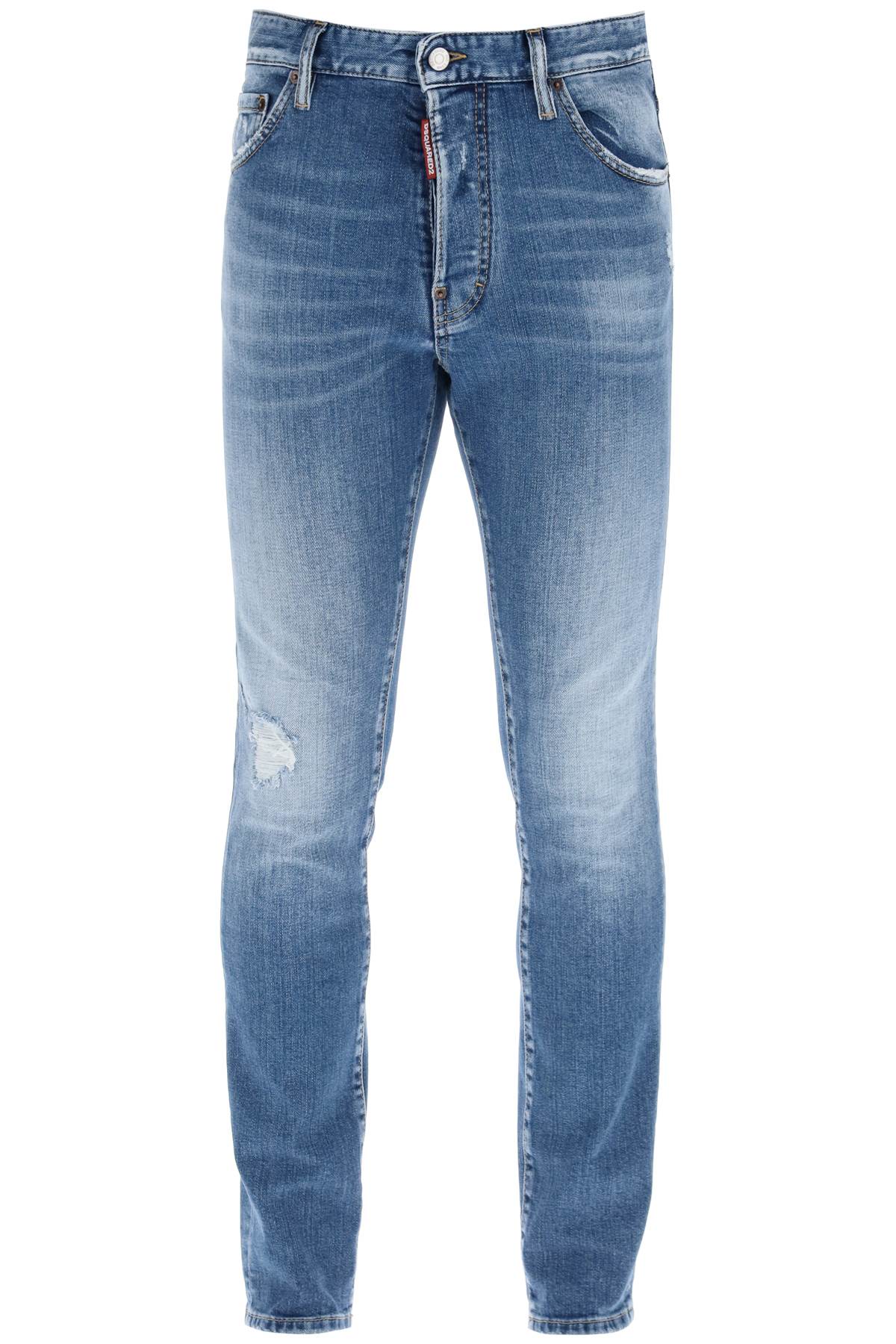 Shop Dsquared2 "medium Preppy Wash Cool Guy Jeans For In Blue