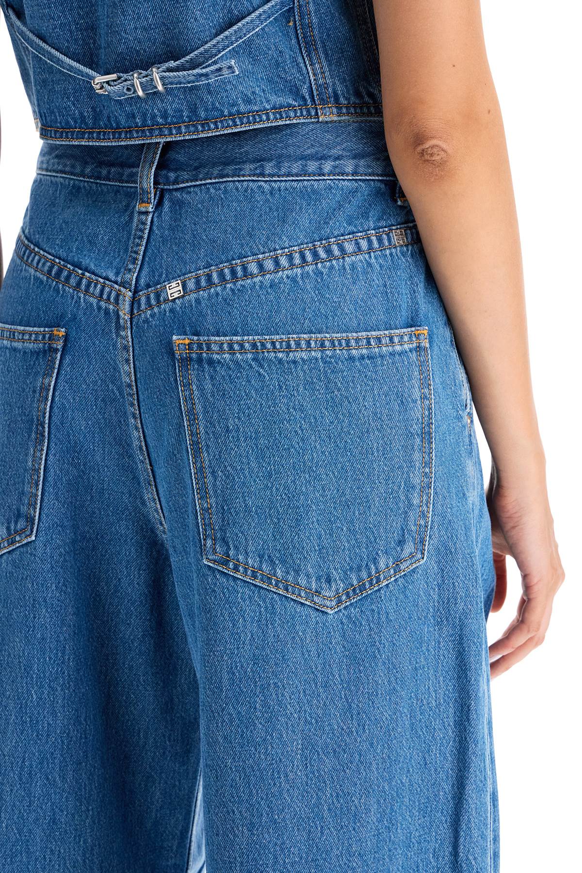 Shop Givenchy Double Pleated Jeans With A In Blue