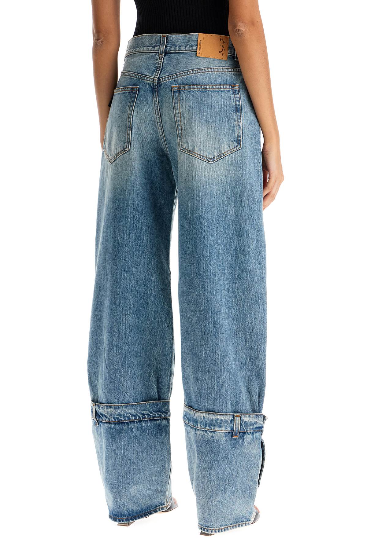 Shop Haikure 'wide-legged Hurley Jeans For In Light Blue