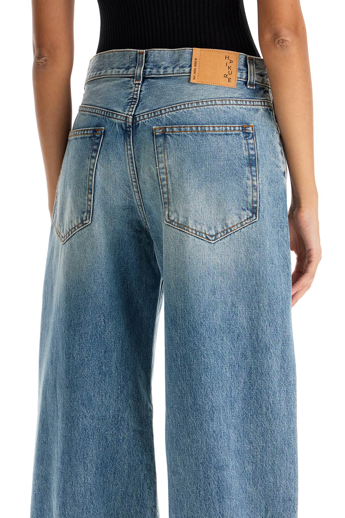 Shop Haikure 'wide-legged Hurley Jeans For In Light Blue