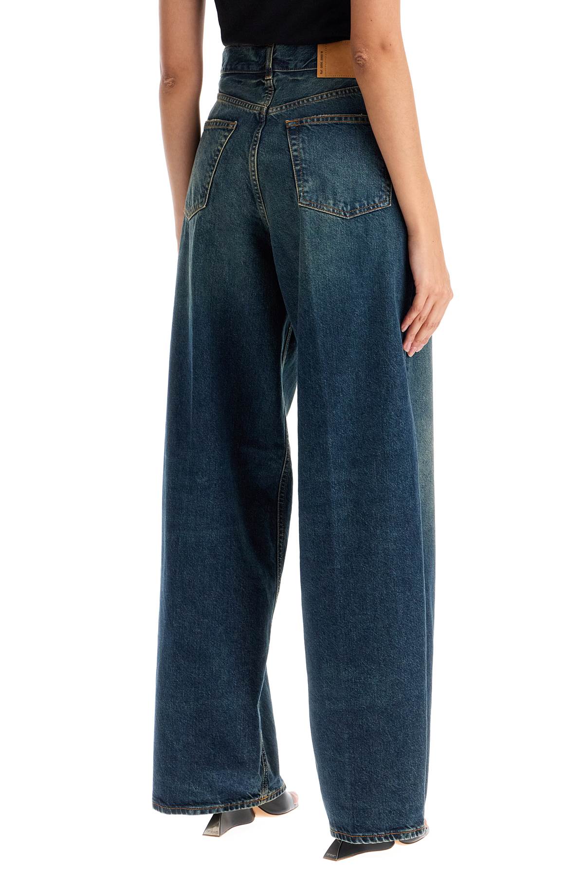 Shop Haikure Wide Leg Bethany Jeans For A In Blue