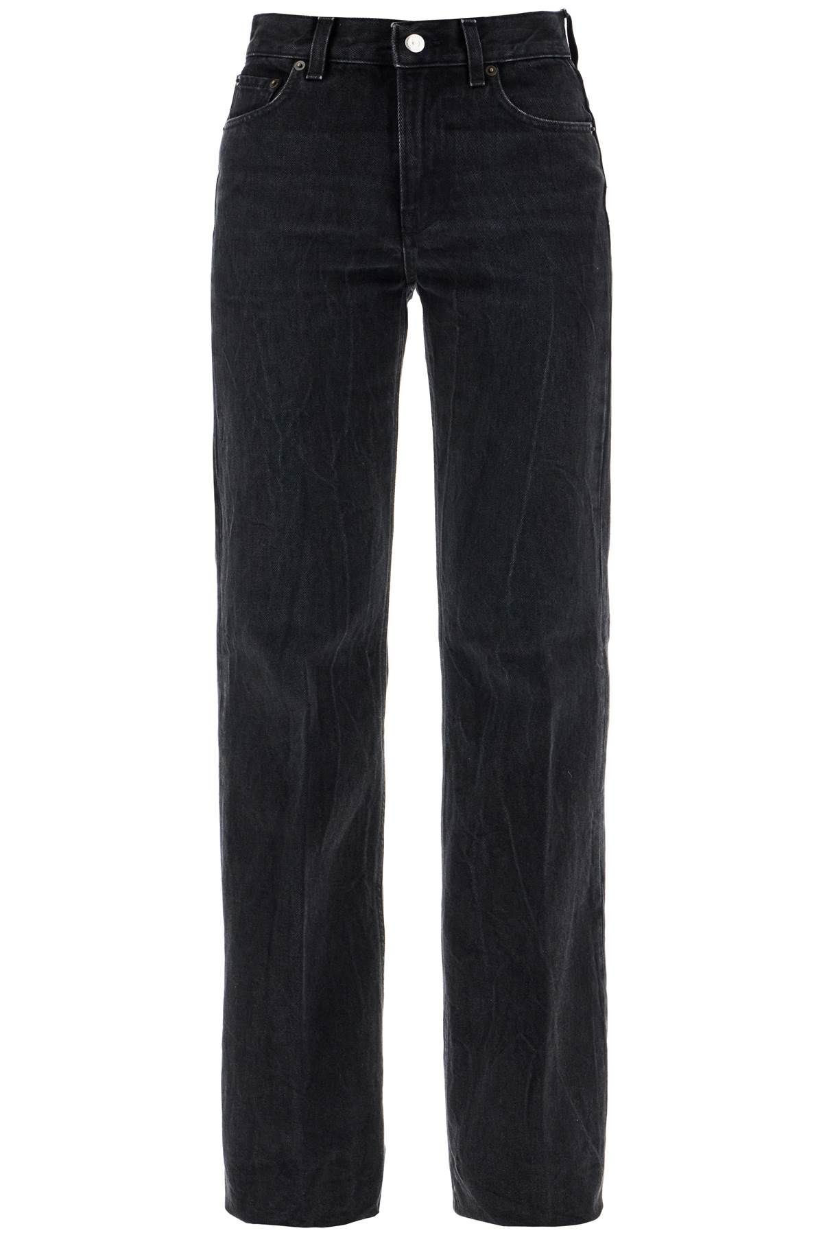 Shop Haikure Floral Bootcut Jeans In Black