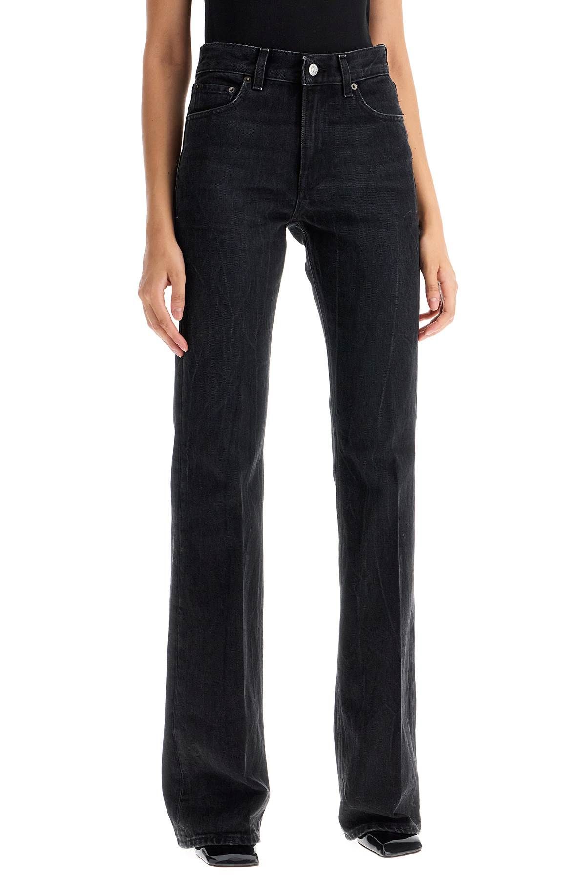 Shop Haikure Floral Bootcut Jeans In Black