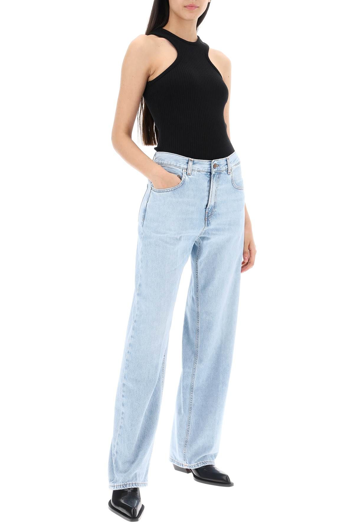 Shop Haikure Bonnie Jeans In Blue