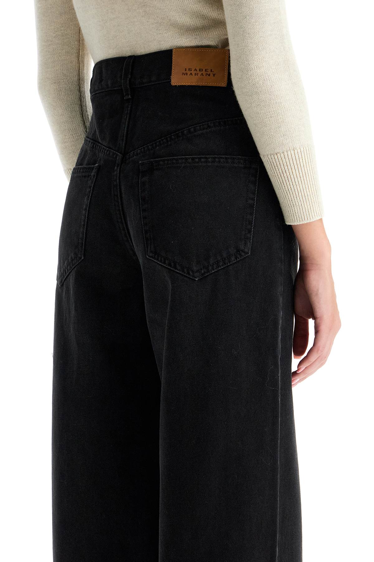 Shop Isabel Marant Joanny Jeans In Black